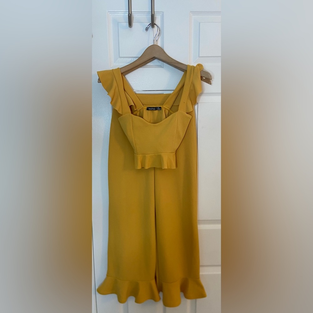 RUFFLE TWO PIECE JUMPSUIT